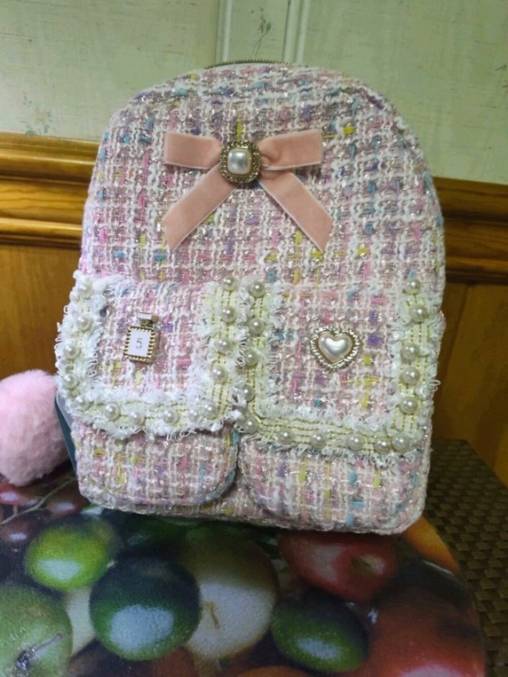 Hot Focus Stylish Beauty Mini Backpack Ballerina Beauty Style 7x9"